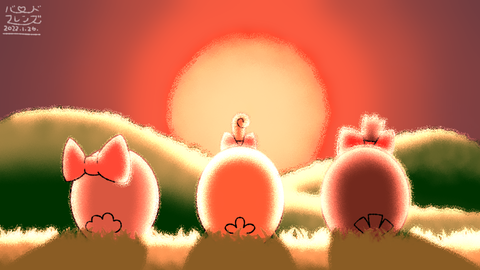 【今日のばーど】ばーど界の夕日
