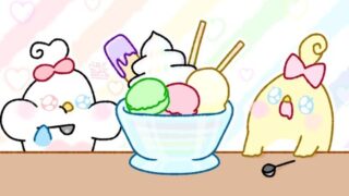 【今日のばーど】あまあまパステルパフェ