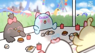 【今日のばーど】ガヤガヤお昼ごはん【遊園地編 #5】