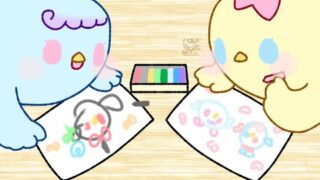 【今日のばーど】かきかきお絵描き