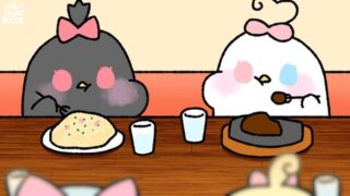 【今日のばーど】もぐもぐ夕ご飯【遊園地編 #9】