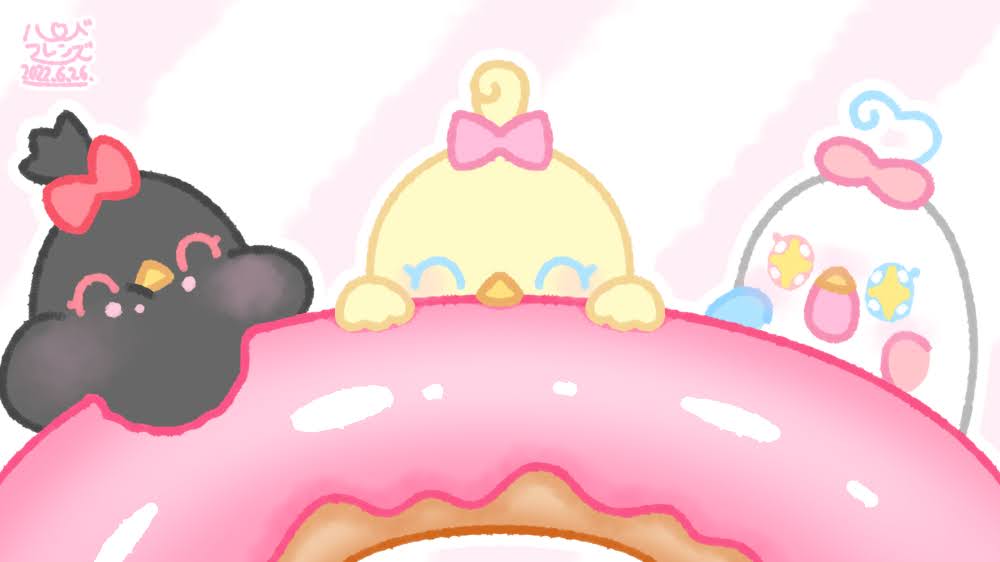 【今日のばーど】もちじゅわ！巨大ドーナツ