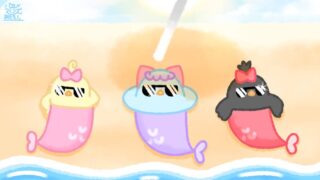 【今日のばーど】ザブ〜ん！人魚スーツ